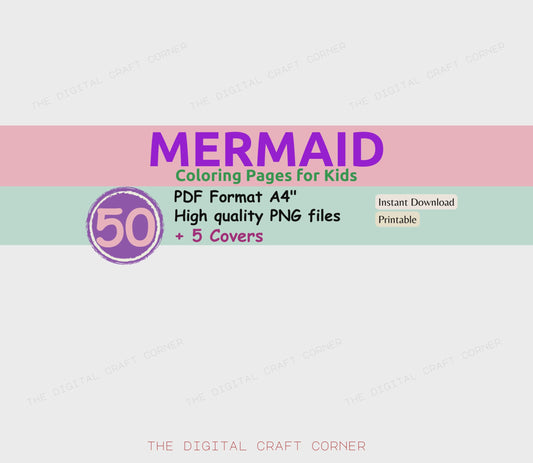 Mermaid Coloring Pages